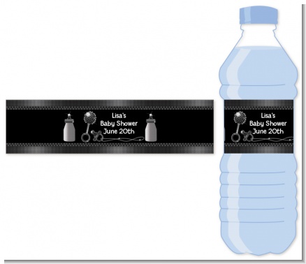 Baby Bling - Personalized Baby Shower Water Bottle Labels