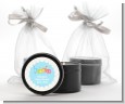 Baby Blocks Blue - Baby Shower Black Candle Tin Favors thumbnail