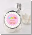 Baby Blocks Pink - Personalized Baby Shower Candy Jar thumbnail