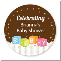 Baby Blocks - Personalized Baby Shower Table Confetti