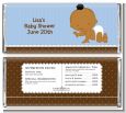 Baby Boy African American - Personalized Baby Shower Candy Bar Wrappers thumbnail