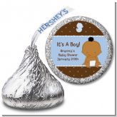 Baby Boy African American - Hershey Kiss Baby Shower Sticker Labels Baby Boy African American - Hershey Kiss Baby Shower Sticker Labels