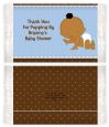 Baby Boy African American - Personalized Popcorn Wrapper Baby Shower Favors thumbnail