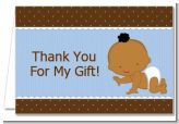 Baby Boy African American - Baby Shower Thank You Cards