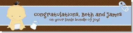 Baby Boy Asian - Personalized Baby Shower Banners