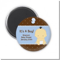 Baby Boy Asian - Personalized Baby Shower Magnet Favors