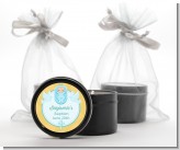 Baby Boy - Baptism / Christening Black Candle Tin Favors