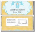 Baby Boy - Personalized Baptism / Christening Candy Bar Wrappers thumbnail