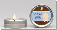 Baby Boy Caucasian - Baby Shower Candle Favors