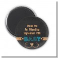 Baby Boy Chalk Inspired - Personalized Baby Shower Magnet Favors thumbnail
