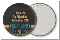 Baby Boy Chalk Inspired - Personalized Baby Shower Pocket Mirror Favors