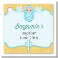 Baby Boy - Personalized Baptism / Christening Card Stock Favor Tags thumbnail
