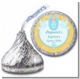 Baby Boy - Hershey Kiss Baptism / Christening Sticker Labels thumbnail