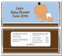 Baby Boy Hispanic - Personalized Baby Shower Candy Bar Wrappers