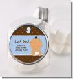 Baby Boy Hispanic - Personalized Baby Shower Candy Jar thumbnail