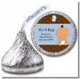 Baby Boy Hispanic - Hershey Kiss Baby Shower Sticker Labels thumbnail