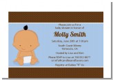 Baby Boy Hispanic - Baby Shower Petite Invitations