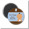 Baby Boy Hispanic - Personalized Baby Shower Magnet Favors thumbnail