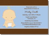 Baby Boy Caucasian - Baby Shower Invitations