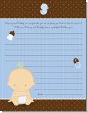 Baby Boy Caucasian - Baby Shower Notes of Advice Baby Boy Caucasian - Baby Shower Notes of Advice