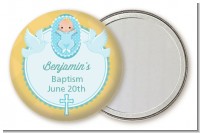 Baby Boy - Personalized Baptism / Christening Pocket Mirror Favors