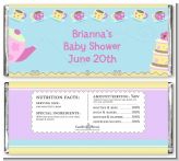 Baby Brewing Tea Party - Personalized Baby Shower Candy Bar Wrappers