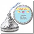 Baby Brewing Tea Party - Hershey Kiss Baby Shower Sticker Labels thumbnail