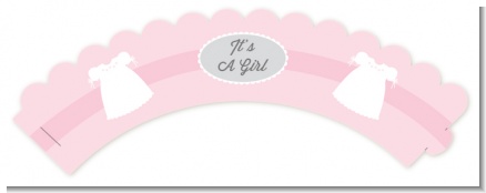Sweet Little Lady - Baby Shower Cupcake Wrappers