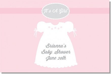 Sweet Little Lady - Personalized Baby Shower Placemats