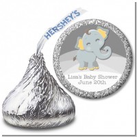 Baby Elephant - Hershey Kiss Baby Shower Sticker Labels