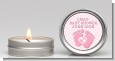 Baby Feet Baby Girl - Baby Shower Candle Favors thumbnail