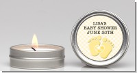 Baby Feet Neutral - Baby Shower Candle Favors