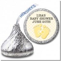 Baby Feet Neutral - Hershey Kiss Baby Shower Sticker Labels