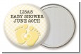 Baby Feet Neutral - Personalized Baby Shower Pocket Mirror Favors thumbnail