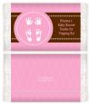 Baby Feet Pitter Patter Pink - Personalized Popcorn Wrapper Baby Shower Favors thumbnail