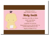 Baby Girl Asian - Baby Shower Petite Invitations