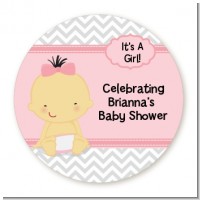 Baby Girl Asian - Personalized Baby Shower Table Confetti