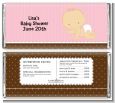 Baby Girl Caucasian - Personalized Baby Shower Candy Bar Wrappers thumbnail