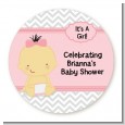 Baby Girl Caucasian - Personalized Baby Shower Table Confetti thumbnail