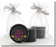 Baby Girl Chalk Inspired - Baby Shower Black Candle Tin Favors thumbnail