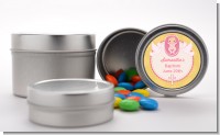 Baby Girl - Custom Baptism / Christening Favor Tins