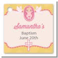 Baby Girl - Personalized Baptism / Christening Card Stock Favor Tags thumbnail