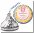 Baby Girl - Hershey Kiss Baptism / Christening Sticker Labels thumbnail