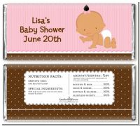 Baby Girl Hispanic - Personalized Baby Shower Candy Bar Wrappers