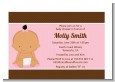 Baby Girl Hispanic - Baby Shower Petite Invitations thumbnail