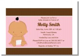 Baby Girl Hispanic - Baby Shower Petite Invitations