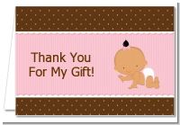 Baby Girl Hispanic - Baby Shower Thank You Cards