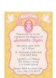 Baby Girl - Baptism / Christening Petite Invitations thumbnail