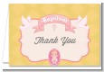 Baby Girl - Baptism / Christening Thank You Cards thumbnail