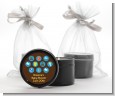 Baby Icons Blue - Baby Shower Black Candle Tin Favors thumbnail
